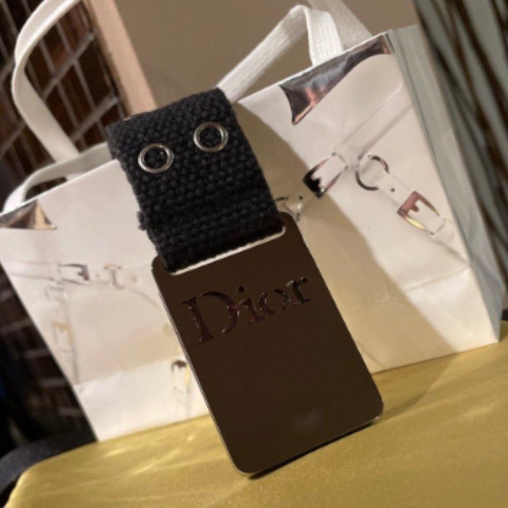 NEW Christian DIOR Beauty STREET CHIC 390 Midtown LIPSTICK COMPACT purse charm